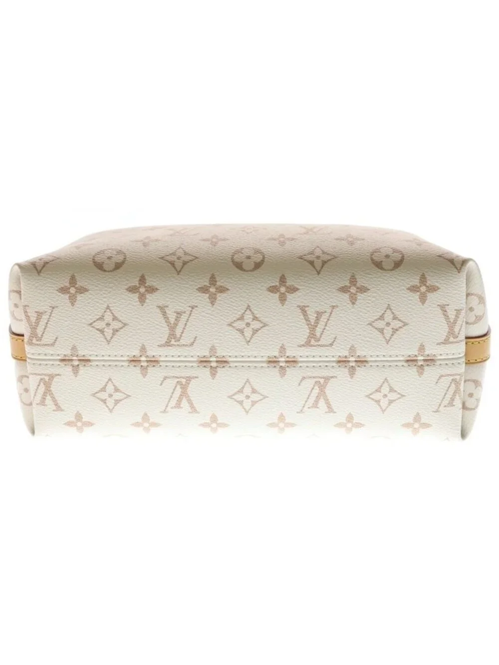 Louis Vuitton Monogram Dune Multipath 2-Way Shoulder Bag White Leather Gold